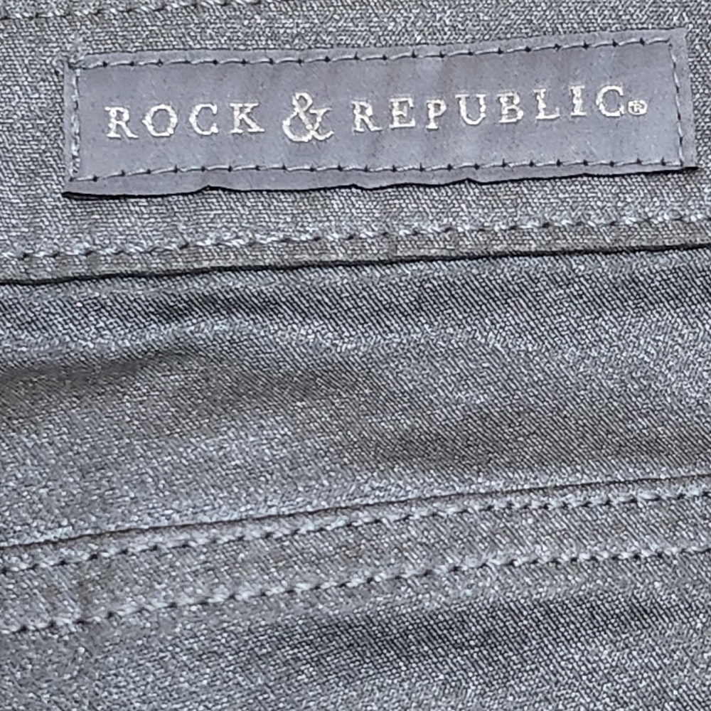 Rock and Republic Womens Warrior Princess Shimmer Skinny Jeans 8M 30” - Picture 9 of 12